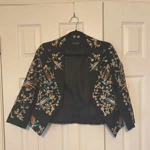 Miss Selfridge embroidered blazer